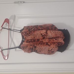 FCNY Black.& Red Junior Top size medium